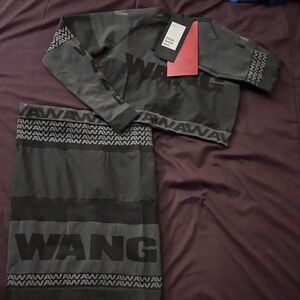 Alexander Wang Gray Midi Skirt